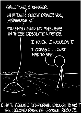 lost xkcd